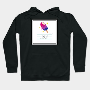 Bisexual Queer Alphabet Card Hoodie